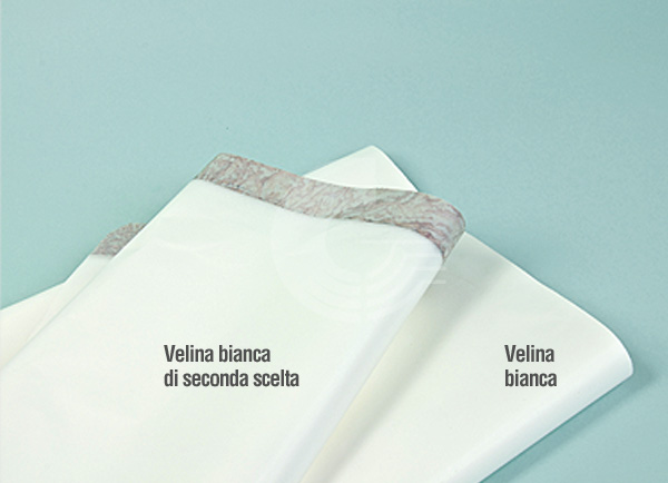 Carta velina bianca di seconda scelta
