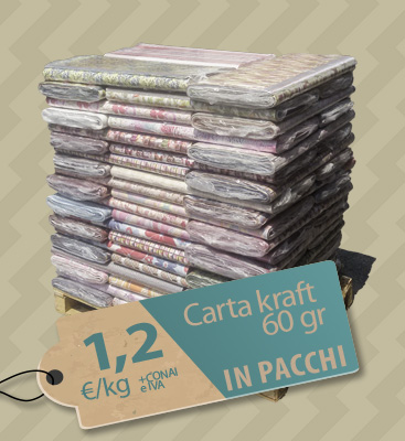 Carta kraft 60gr in pacchi